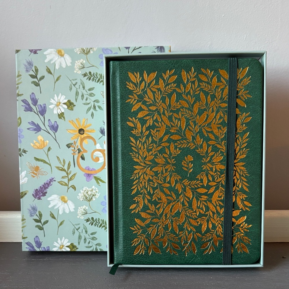 Luxurious Green and Gold Journal